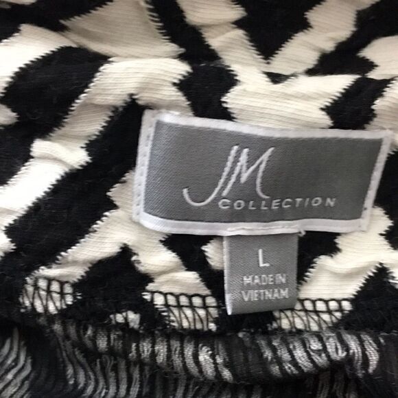 #133 JM COLLECTION CHEVRON DUSTER - Picture 3 of 7